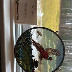 GLASS ART WINDOW STAIN GLASS- LIKE HANGING